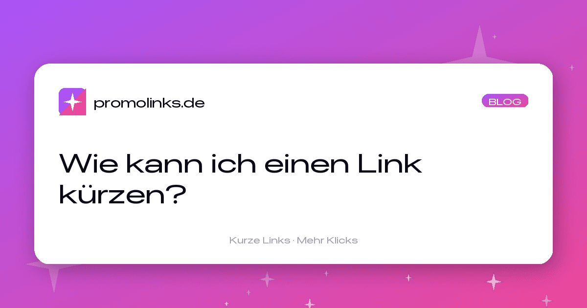 Wie kann ich einen Link kürzen?
